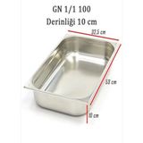 Empressco 1/1 100 Gastronom Küvet (14 Lt) – Dayanıklı ve Güçlü Kaplama - 1 lt