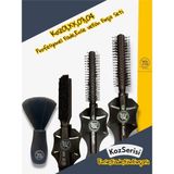 Empressco 126 Hairbrush Seti KOZ01 Ense Fırçası , Kozxx Fade Fırça, KOZ03 KOZ04 Fön Tarak Seti - Fiyatı, Yorumları - Seçenek 1