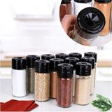 Empressco 12'li Cam Baharatlık Seti, Kapaklı, 245 Ml, Şık ve Kullanışlı Tasarım - Ahşap - 1 lt