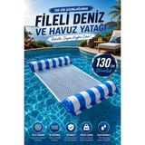Empressco 130 cm Fileli Deniz ve Havuz Yatağı - Mavi - Ahşap - Ceviz - Seçenek 1