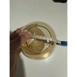 Empressco 15 cm Bal Glop Fanus Avize Camı, Şık ve Parlak Dekoratif Cam Parçası - Seçenek 1 - Altın