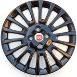 Empressco 15'' Inç Fiat Linea Jant Kapağı 4 Adet Çelik Jant Görünümlü Parlak Siyah