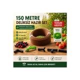 Empressco 150 Metre Deliksiz Düz Damla Sulama Sistemi Ve Ek Parçaları
