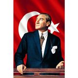 Empressco 150X225 cm Atatürk Baskılı (Ölçü Olarak Oda Duvarını Boydan Kaplar) Atatürk Posteri - Fiyatı, Yorumları - -- - Seçenek 1