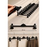 Empressco 20 Adet Pantolon Askısı, Mandallı Pantolon Etek Askısı, Ayarlanabilir Mandallı Askı 36-38 cm