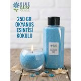 Empressco 250 gr Mavi Okyanus Esintisi Kokulu Inci Tozu Mum (30 Adet, 4cm Fitil) - Seçenek 1