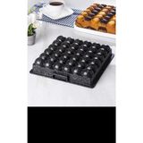 Empressco 28 cm Atom Kartopu Kek Kalıbı – Şık Tasarım ve Mükemmel Pişirme Deneyimi - Seçenek 1 - (ClearEyelets)Black-RadiantOrchid