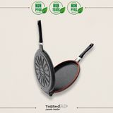 Empressco 28 cm Hamsi Balık Tavası, Gri, Dayanıklı ve Şık Tasarım