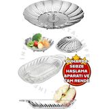 Empressco 2'li Sebze Haşlama Aparatı ve Cam Bebek Rendesi Seti, Güvenle Kullanılır - Seçenek 1