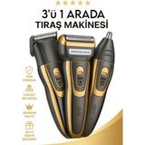 Empressco 3 Başlıklı Tıraş Makinesi Seti, Profesyonel Kalite ve Güçlü Performans - Seçenek 1