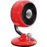 Empressco 3 Kademe LED Işıklı Şarjlı Masaüstü Vantilatör Kırmızı - Açık Sarı