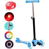 Empressco 3 Tekerlekli Frenli LED Işıklı Boy Ayarlanabilir Mavi Twist Scooter + 1 Adet Çakar LED Hediye - Fiyatı, Yorumları - Ahşap - Seçenek 1