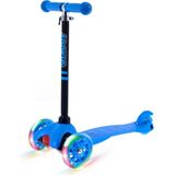 Empressco 3 Tekerlekli LED Işıklı Scooter Mavi, Eğlenceli ve Güvenli Sürüş Keyfi - Ahşap - Seçenek 1