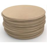 Empressco 30 cm 6 Adet Naturel Ahşap Supla Tahtası Ham, Beyaz ve Ahşap Mdf Ahşap - 10 x 10 cm - Açık Pembe