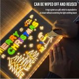 Empressco 30X20 LED Işıklı Yazı Çizim Tahtası Silinebilir USB LED Eğitici Çizim Tahtası Stant Hediye 7 Kalem - Fiyatı, Yorumları