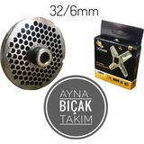 Empressco 32 No Kıyma Makina Ayna Bıçak 6mm, Kaliteli ve Dayanıklı - 1 lt