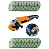 Empressco 3500w 6 Kademe Devir Ayarlı Spiral Taşlama Makinesi Avuç Içi Taşlama 125mm + 20 Ad Taş