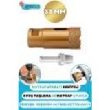 Empressco 38 Mm Granit Mermer Fayans Beton Taş Delme Panç Spiral Avuç Taşlama Matkap Uyumlu Uç M14 Aparat