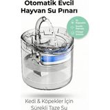 Empressco 4 Berry Filtreli Otomatik Evcil Hayvan Su Pınarı 2L Sessiz Pompa Kedi Köpek İçin - Seçenek 1 - Ahşap