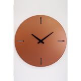 Empressco 46 Cm - Timeless Sessiz Metal Dekoratif Duvar Saati - Bakır - Ev Ofis Salon Duvar Saatleri - Aps113