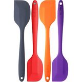 Empressco 4'lü Büyük Boy Silikon Spatula Seti, Yanmaz ve Çizmez, 27CM
