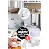 Empressco 5 Adet 3.2 mt Mutfak Banyo Küvet Köşe Sızdırmaz Bant Su Geçirmez Kalıp Geçirmez Sızdırmazlık Şerit