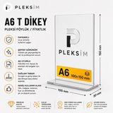 Empressco 5 Adet Pvc Broşürlük Menülük Etiketlik 10X15 cm Tutucu Dik Çift Yön A6 Masaüstü Föylük - Fiyatı, Yorumları - -- - Seçenek 1