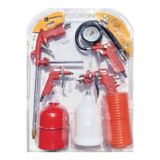 Empressco 5 Parça Havalı Set Boya Tabancası,Mazot Tabancası,hava Tabancası,hava Saati ve Hava Hortumu
