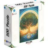 Empressco 500 Parça Doğa Temalı Puzzle, Hayat Ağacı Tasarımı, Eğlenceli ve Zihni Geliştirici - Seçenek 1
