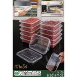 Empressco 500ML Kapaklı Mikrodalga ve Derin Dondurucu Saklama Kabı - 079 Buz Beyazı - Seçenek 1