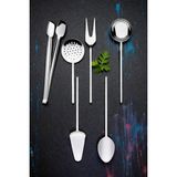 Empressco 6 Parça Paslanmaz Çelik Servis Seti: Kepçe, Kevgir, Çatal, Kaşık, Spatula, Maşa