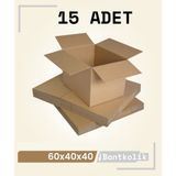 Empressco 60X40X40CM 15 Adet Boş Koli, Karton Kutu, Çeyiz ve Taşınma Kolisi - Seçenek 1 - 0 - Siyah