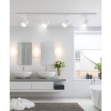Empressco 6’lı Beyaz Kasa Güneş Işığı LED Ray Spot ve 2m Raylı Armatür Seti - Seçenek 1 - Ahşap