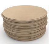 Empressco 6’lı Doğal Ahşap Supla Tahtası, 30 Cm, Beyaz ve Mdf Şık Tasarım - 10 x 10 cm