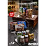 Empressco 7 Lt Clear Buzdolabı & Dolap Içi Düzenleyici Organizer 3 Adet 30,5x21,5x12,5 Cm