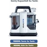 Empressco 750W Portatif Halı Koltuk Araç Yıkama Makinesi Temizleyici 2 Hazneli Temiz Kirli Su 15 Kpa 2 Başlık - Ahşap
