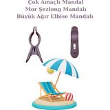 Empressco 8 Adet Büyük Boy Plaj Havlu Mandalı-Çok Amaçlı Mandal-Havlu Tutucu-Şezlong Sabitleyici - Fiyatı, Yorumları - Altın - 0 - 12 Ay