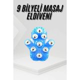 Empressco 9 Bilyeli Masaj Eldiveni Tüm Vücut Masajına Uygun Kafa Masaj Aleti