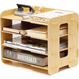 Empressco Ahşap A4 Evrak Rafı Masaüstü Organizer Evrak Rafı Dosya Düzenleyici Organizer-7 - Fiyatı, Yorumları - -- - Seçenek 1
