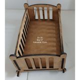Empressco Ahşap Bebek Aktivite Oyuncağı ve Yatak Seti, Kahverengi, 16X27X12 cm - Seçenek 1 - Ahşap - Ceviz