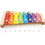 Empressco Ahşap Eğitici Ksilofon 8 Nota 25 cm Sesli Oyuncak Sarı Renk - Seçenek 1 - Altın