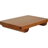Empressco Ahşap Eskitme Ayaklı Sunumluk Et Tahtası 30 X14 - Ahşap - Ceviz - Seçenek 1
