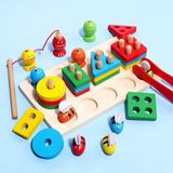 Empressco Ahşap Montessori Eğitici Oyuncak 3’ü 1 Arada, Zeka Geliştirici Aktivite Seti - Fiyatı, Yorumları - Seçenek 1