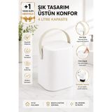 Empressco Alina Home Yeni Nesil Akıllı Kapak Deri Kulplu Tezgah Üstü Mutfak Çöp Kovası 4 Litre - Fiyatı, Yorumları - Seçenek 1 - 11-Kırmızı