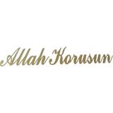 Empressco Allah Korusun Yazılı Oto Sticker Gold 14X3CM - Fiyatı, Yorumları - Ahşap