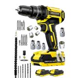Empressco Alman X8200 Yüksek Tork 27 Parça Setli Bakır Sargılı 2x Akülü Şarjlı Vidalama Matkap