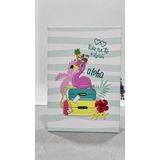 Empressco Aloha Series Kilitli Kutulu Günlük Hatıra Defteri 20*14*3 cm Çizgili Defter - 001-Renkli - Seçenek 1