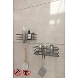 Empressco Alper Banyo Tş01 Siyah - Yapışkanlı Askılı Banyo Rafı Düzenleyici ( 2 Adet Gönderim Yapılmaktadır ) - Fiyatı, Yorumları - Ahşap - Seçenek 1