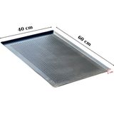 Empressco Alüminyum Tepsi 40X60, Açılı Delikli, Teflon Kaplama, Dayanıklı ve Kullanışlı - 1 lt