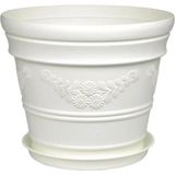 Empressco Antik Papatya Desenli Beyaz Saksı 12 Litre - Fiyatı, Yorumları